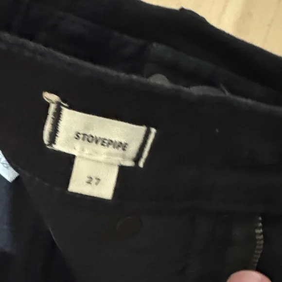 Madewell Women's Straight Leg Black Jeans - Picture 3 of 9
